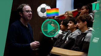 Contre l'homophobie dans le foot, Yoann Lemaire met les jeunes face à leurs contradictions - REPORTAGE