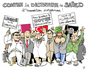 Tunis, les avocats dans la rue, Kaïs Saied imperturbable