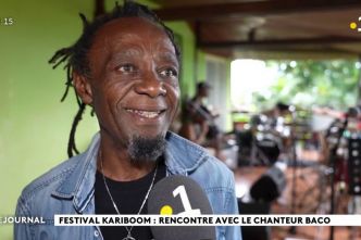 "La musique c'est divin" Baco, chanteur, compositeur, à l'affiche du festival Kariboom
