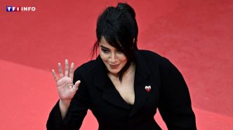 Cannes 2024 : pourquoi Leïla Bekhti arborait-elle une pastèque en forme de cœur sur le tapis rouge ?  | TF1 INFO