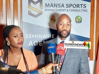 Guinée : Agent de joueurs FIFA et fondateur de MSM, Mamadi Fofana, partage son expérience à Conakry