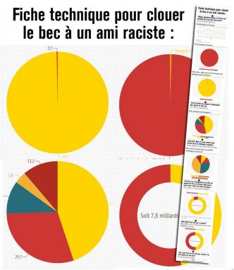 France – Infographie. Fiche technique pour clouer le bec à un ami raciste