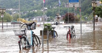 D'importantes inondations en France, en Allemagne et en Belgique