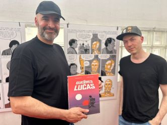 Les auteurs de la BD "La Guerre des Lucas" de passage à Cannes au moment où George Lucas sera honoré par le Festival
