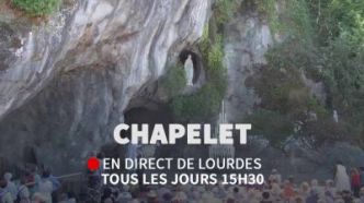 Chapelet du 19 mai 2024 à Lourdes