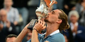 Tennis : Alexander Zverev sacré pour la deuxième fois à Rome