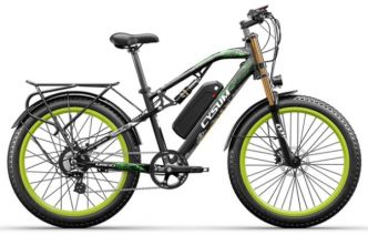 Fatbike 26 pouces CYSUM M900 au prix le plus bas : 1249€  ( 1000 watts , freins hydrauliques , suspension intégrale )
