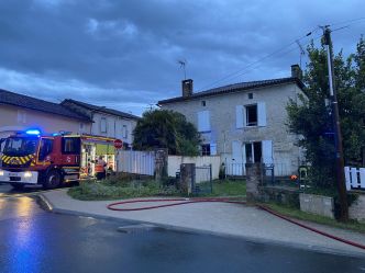 Aunac : un incendie suspect dans une maison du bourg