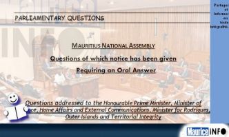 [Document] Questions parlementaires du 21 mai 2024