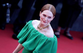 Cannes 2024 : Julianne Moore opte pour sa couleur favorite pour illuminer le tapis rouge