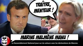 Marine Le Pen DÉZINGUE Macron sur la guerre en Ukraine (envoi de troupes, dissuasion nucléaire)