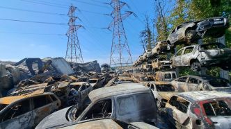 Une fourrière automobile détruite dans un vaste incendie criminel à Marcoussis