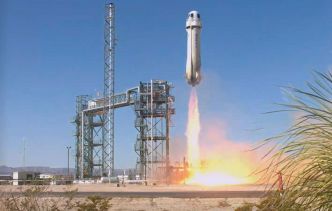 Espace : Une fusée de Blue Origin s'envole, un entrepreneur français à bord