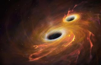 James Webb repère deux trous noirs sur le point de fusionner