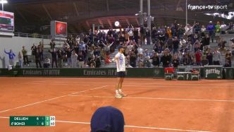 VIDEO. Roland-Garros : Benjamin Bonzi s'en sort lors du premier tour des qualifications après avoir perdu le premier set