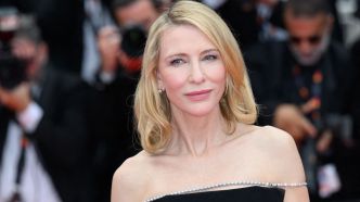 Collier de haute joaillerie et robe fendue, Cate Blanchett, 55, plus sexy que jamais enflamme le tapis rouge