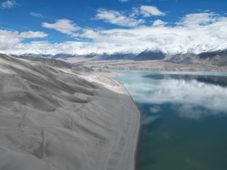 Photos Chine : paysage du lac Baisha au Xinjiang
