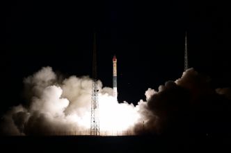 Chine : la fus�e porteuse Kuaizhou-11 Y4 envoie quatre satellites dans l'espace