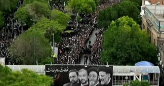 Iran : les cérémonies funéraires en hommage au président autoritaire Ebrahim Raïssi ont débuté