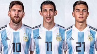 Copa America: L'Argentine avec Messi et Di Maria mais sans Dybala