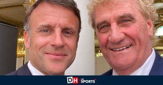 La FIFA fête ses 120 ans à Paris : le président Macron en photo avec l'ambassadeur belge Jean-Marie Pfaff
