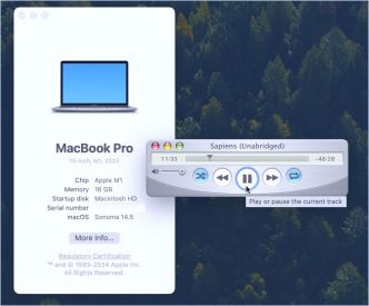 Jouer Apple Music en mode rétro Mac OS X avec QuickTune