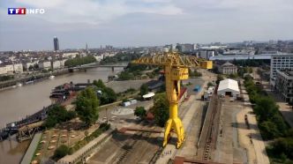 "C'est un peu notre tour Eiffel" : la grande grue jaune de Nantes est désormais un monument historique | TF1 INFO