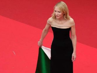 Kate Blanchett à Cannes : une robe aux couleurs de la Palestine