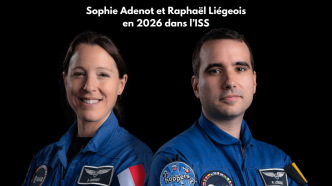 Sophie Adenot et Raphaël Liégeois iront en 2026 dans la Station Spatiale Internationale