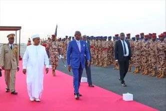 Le président Oligui Nguema au Tchad pour linvestiture de Mahamat Idriss Deby Itnot (AGP)