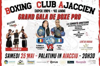 Boxe : Le Boxing Club Ajaccien fête ses quarante ans au Palatinu ce samedi soir