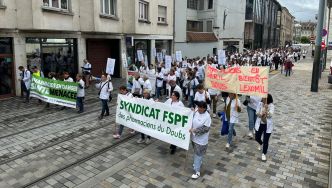 250 pharmaciens manifestent dans les rues de Besançon