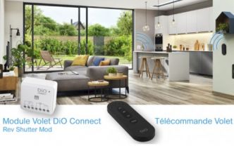 Test : automatisme de volets DIO et télécommande Wifi.