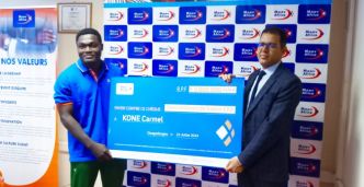 JO Paris 2024 : Moov Africa Burkina Faso soutient Carmel Koné à hauteur de 2 millions de Francs CFA