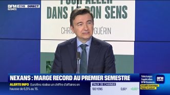 Christopher Guérin (Nexans) : Nexans, marge record au premier semestre - 24/07