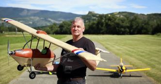 Insolite. « C'est une drogue ! » : ce Haut-Alpin fabrique des maquettes d'avions