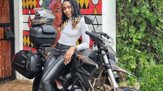 Udoh Ebaide Joy traverse l’Afrique en moto