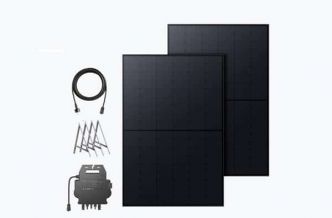 699€ système d’alimentation solaire de balcon Anker SOLIX (2 panneaux 410W, Micro-onduleur 600W/800W, supports de balcon)
