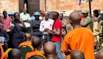 Sensibilisation à la variole du singe pour les détenus et le personnel pénitentiaire de la prison de Bouar (MINUSCA)