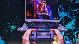 Acer a annoncé son Project DualPlay, un concept d'ordinateur portable Gamer avec des manettes détachables.