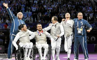Jeux paralympiques : retour gagnant pour Ludovic Lemoine, médaillé de bronze au fleuret par équipes