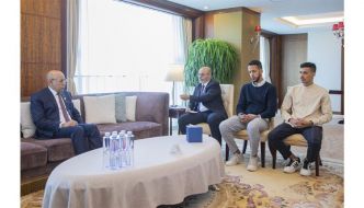Le Président de la République rencontre un groupe étudiants mauritaniens en Chine