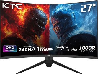 Test du moniteur incurvé KTC 27 » gamer H27S25E : immersion totale 240Hz QHD