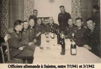 25 - Trente pages vous présente la vie d'un capitaine allemand à Saintes.. en 1941-42. Mission spéciale