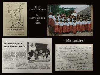16 - Souvenir.. Gustave Moyon missionnaire au Pérou