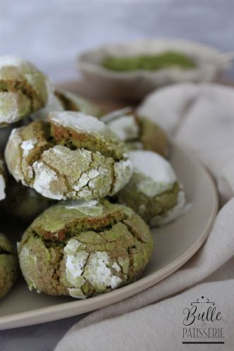 Crinkles au thé matcha