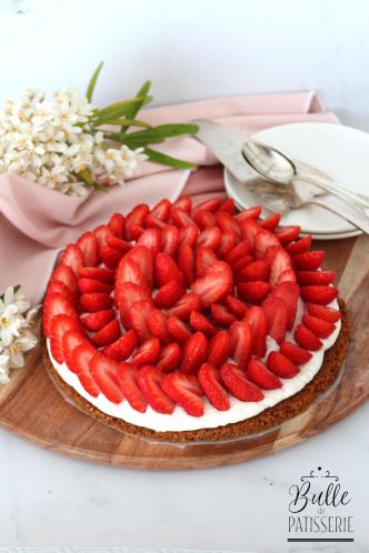 Tarte aux Fraises sans cuisson