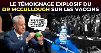 « Les vaccins COVID ont causé 74 % des décès » : le Dr Peter McCullough choque le Sénat avec une déclaration fracassante