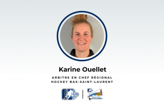 Karine Ouellet nommée arbitre en chef pour la région du Bas-Saint-Laurent