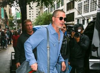 Brad Pitt plombier à ses heures perdues ? Ce look pas piqué des hannetons avec un accessoire à plus de 2000 euros